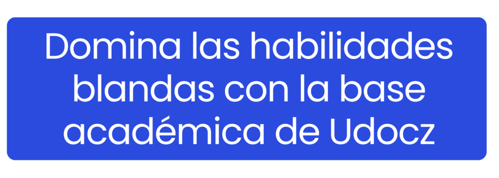 Banner que destaca el acceso a apuntes y resúmenes universitarios en Udocz para el aprendizaje profundo de habilidades blandas