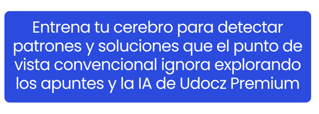 Plataforma Udocz mostrando mapas conceptuales y esquemas de diversas disciplinas para fomentar el pensamiento disruptivo.