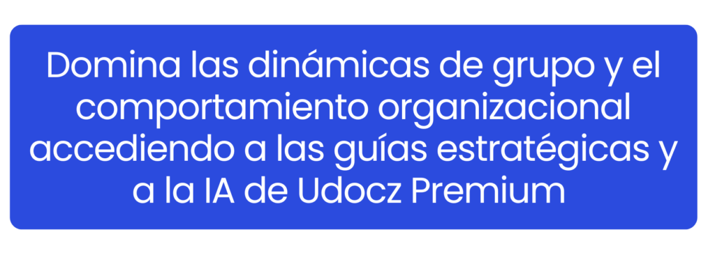 Profesional consultando materiales sobre relaciones de éxito y estructuras de comunicación en Udocz.